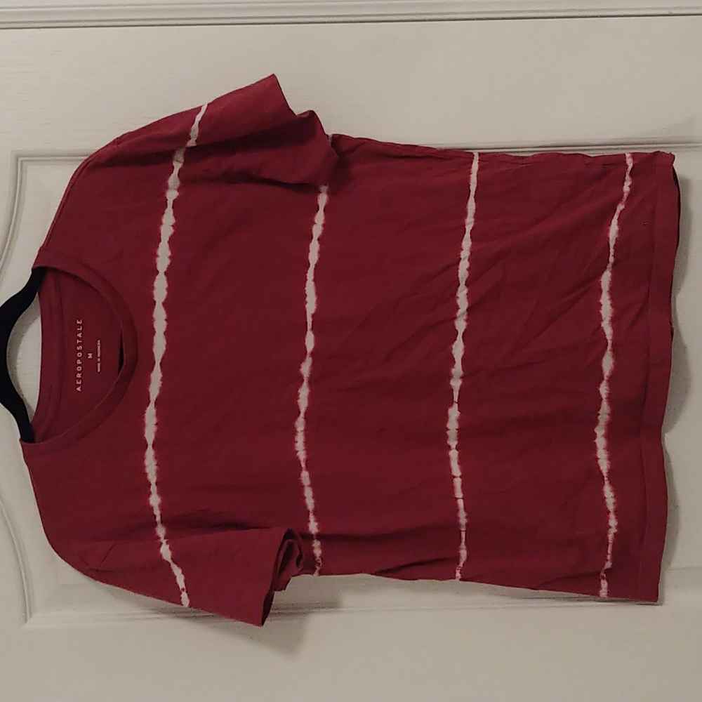 Aeropostale tie-dye stripe t-shirt- M